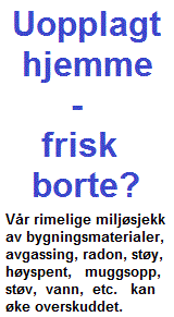 Uopplagt hjemme - frisk borte?